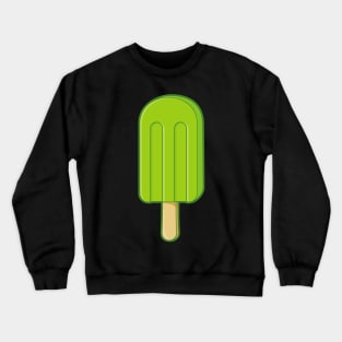 Lime Ice Cream Stick Crewneck Sweatshirt